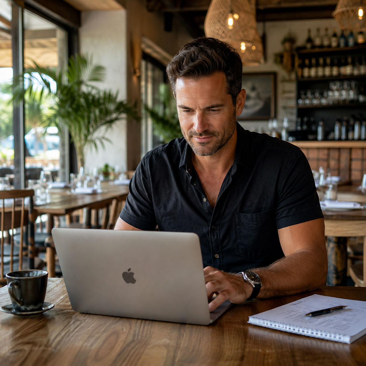 Fort Pierce Restaurant Owner Laptop